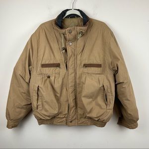 McGregor‎ Vintage Bomber Flight Jacket Size Large Yan Neutral Grandpa